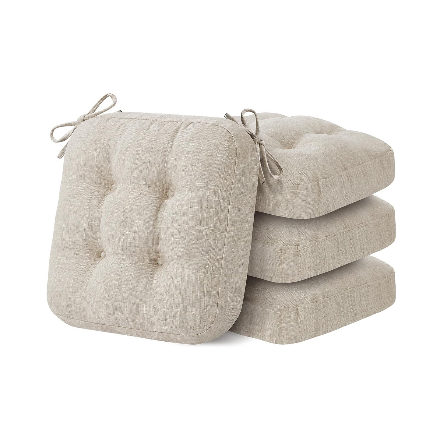 Beige Memory Foam Chair Cushions