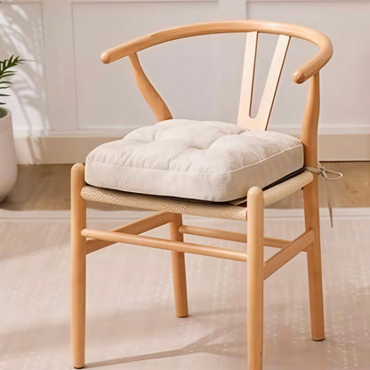 Beige Memory Foam Chair Cushions