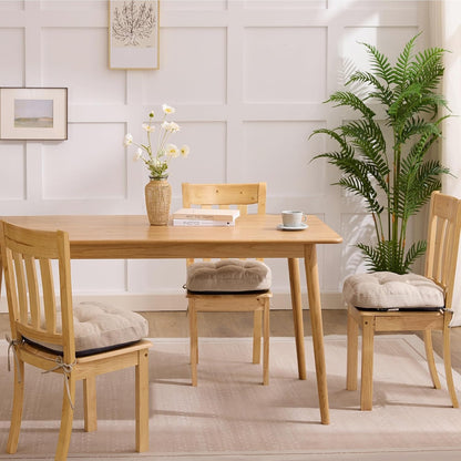 Beige Memory Foam Chair Cushions